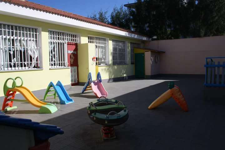 Patio del centro de educación infantil (Foto TA)